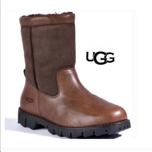 UGG Shoes - UGG Brooks 5381 Chocolate Brown Shearling Boots
